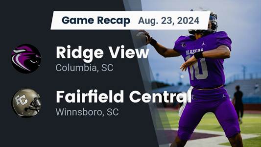 Football Recap: Fairfield Central Falls to Ridge View in First Game of Season