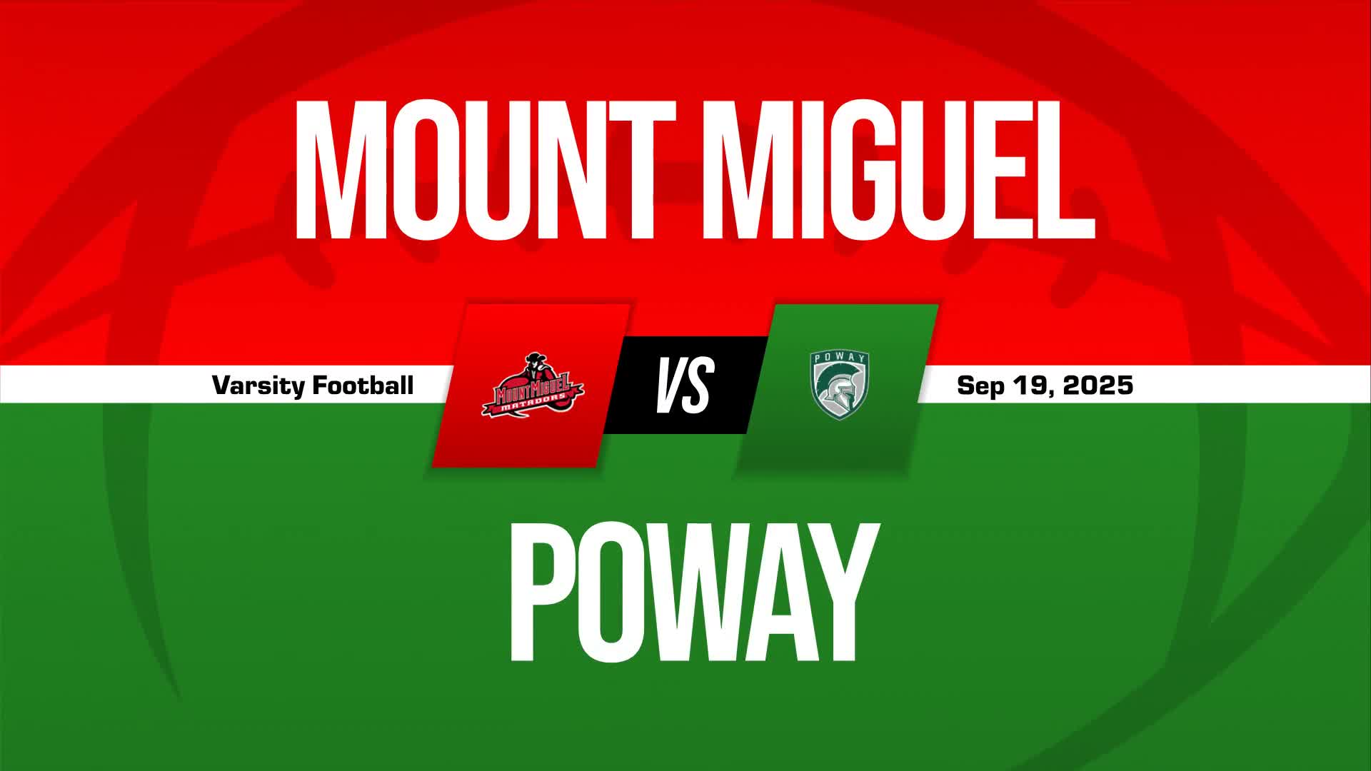 Football Recap: Poway's Win Ends Four-Game Losing Streak at Home + How To Watch