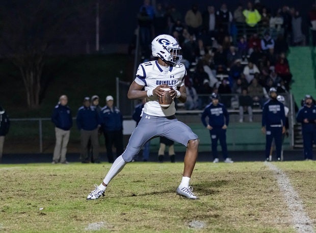 The family of Grimsley five-star quarterback Faizon Brandon sued the North Carolina Board of Education to reverse its name, image and likeness prohibition. On Tuesday, a judge overturned that ban that will pave the way for public school athletes to benefit from NIL opportunities. (Photo: Spencer Owens)