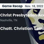 Christ Presbyterian Academy vs. Davidson Academy