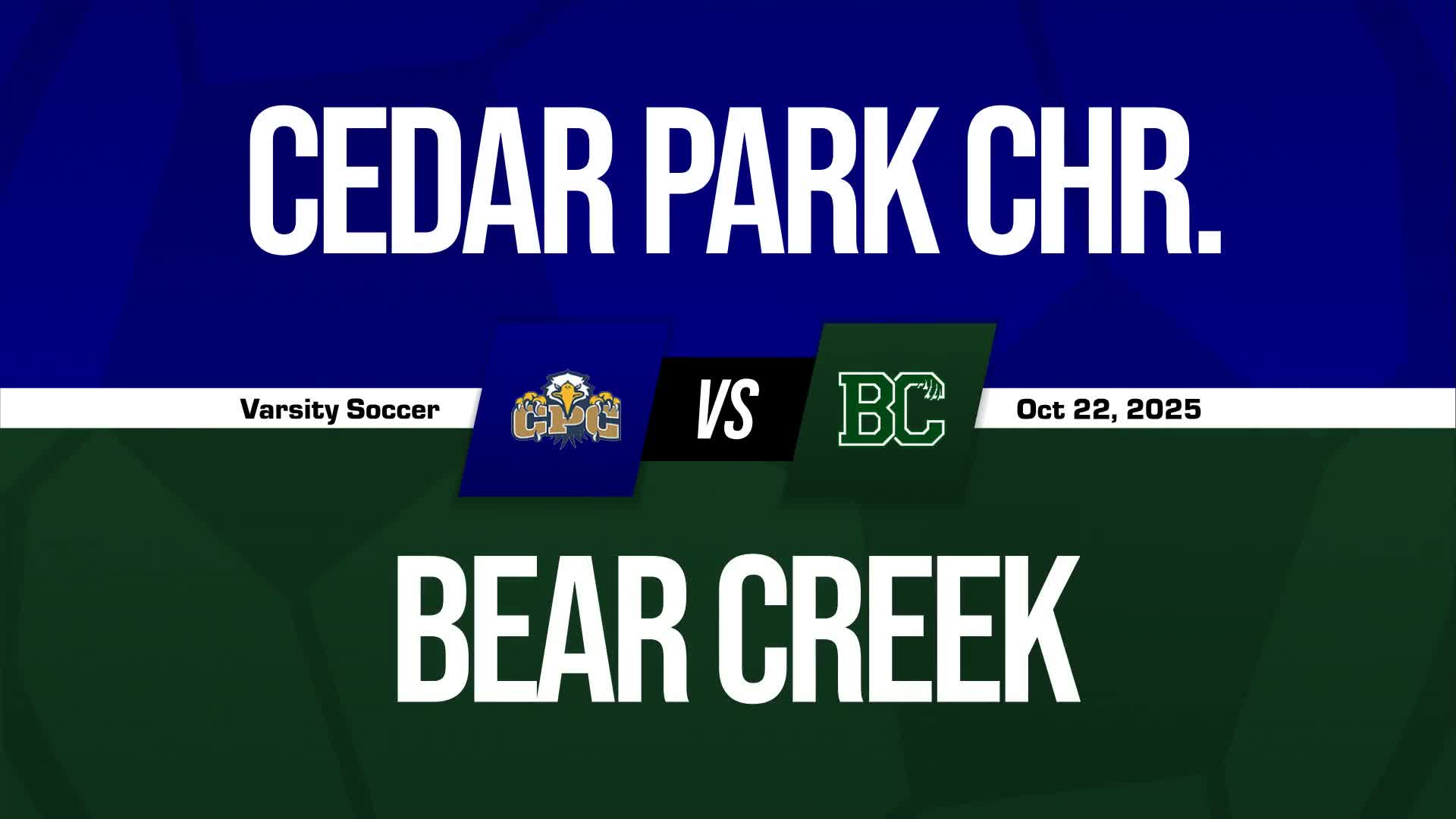 Soccer Recap: Cedar Park Christian Triumphs