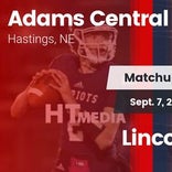 Football Game Recap: Lincoln Lutheran vs. Adams Central