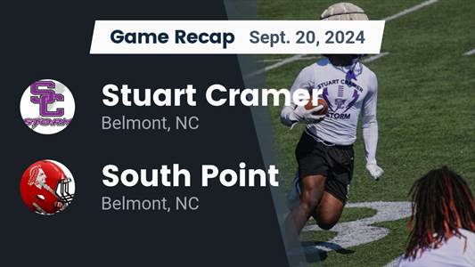Football Game Preview: Stuart W. Cramer Storm vs. Crest Chargers
