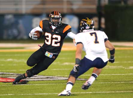 Texas recruit Johnathan Gray was spectacular as usual, romping for 336 yards and five touchdowns.