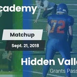 Football Game Recap: Salem Academy vs. Hidden Valley