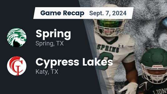 Football Game Preview: Spring Plays at Home