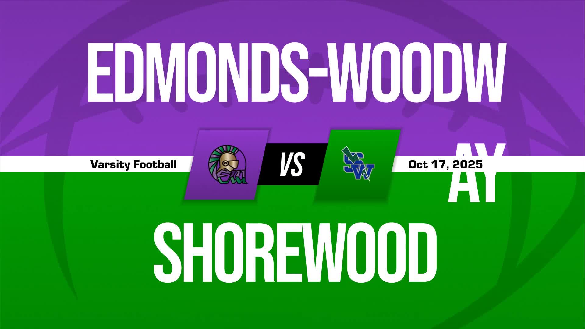Football Game Preview: Shorewood Stormrays vs. Shorecrest Scots + How To Watch