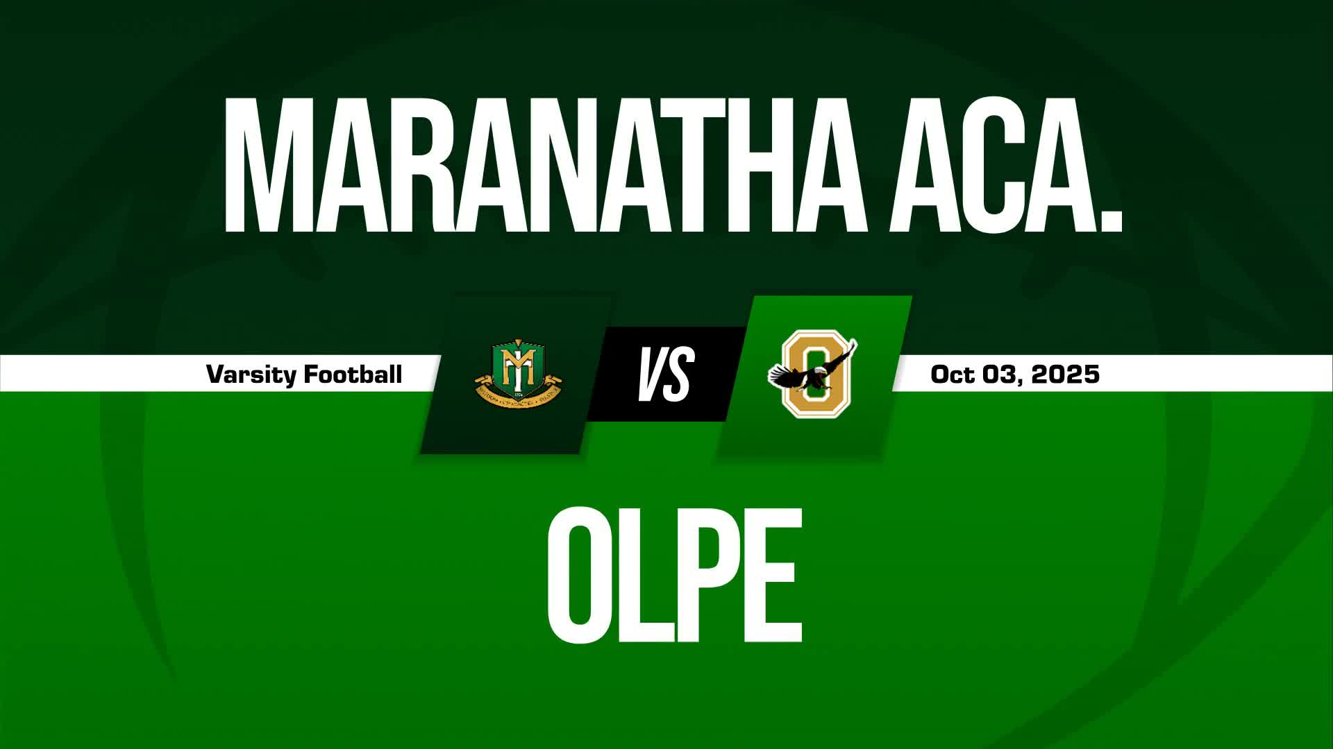 Football Game Preview: Olpe Eagles vs. Mission Valley Vikings