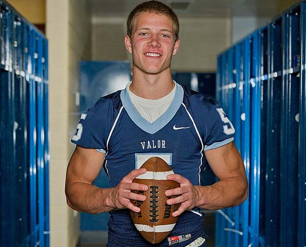 Christian McCaffrey has NFL bloodlines. He obviously stars in football at Valor Christian, but also excels in basketball and track.