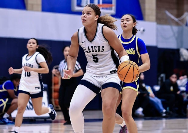 Jerzy Robinson of Sierra Canyon is one of five high school players selected for the USA Basketball U19 Women's team that will compete in the 2025 FIBA U19 Women's World Cup from July 12-20 in Brno, Czechia. (FILE PHOTO: Samuel Mawanda)