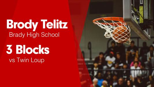 Basketball Recap: Brody Telitz's Big Game Can't Quite Lead Brady