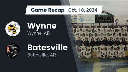 Football Recap: Wynne Finds Home Field Redemption Against Batesv