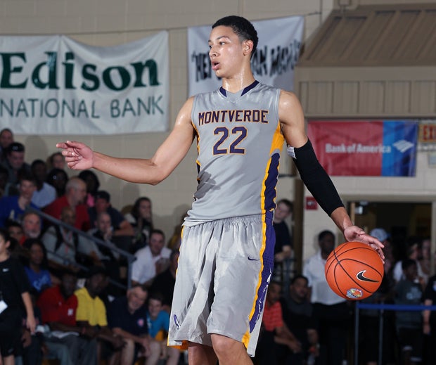 Montverde Academy's Ben Simmons had 20 points and 12 rebounds leading his team past Lincoln at the 41st City of Palms Tournament Friday.