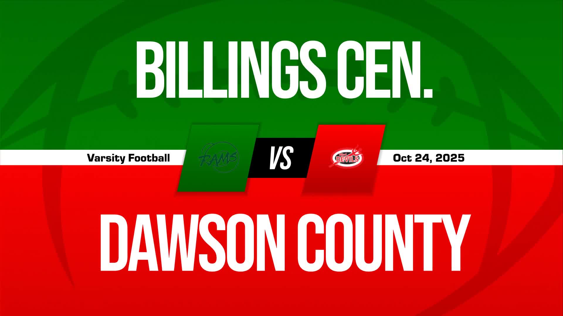 Football Game Preview: Dawson County Red Devils vs. East Helena Vigilantes + How To Watch