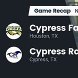 Football Game Preview: Cypress Falls Eagles vs. Cypress Ranch Mustangs