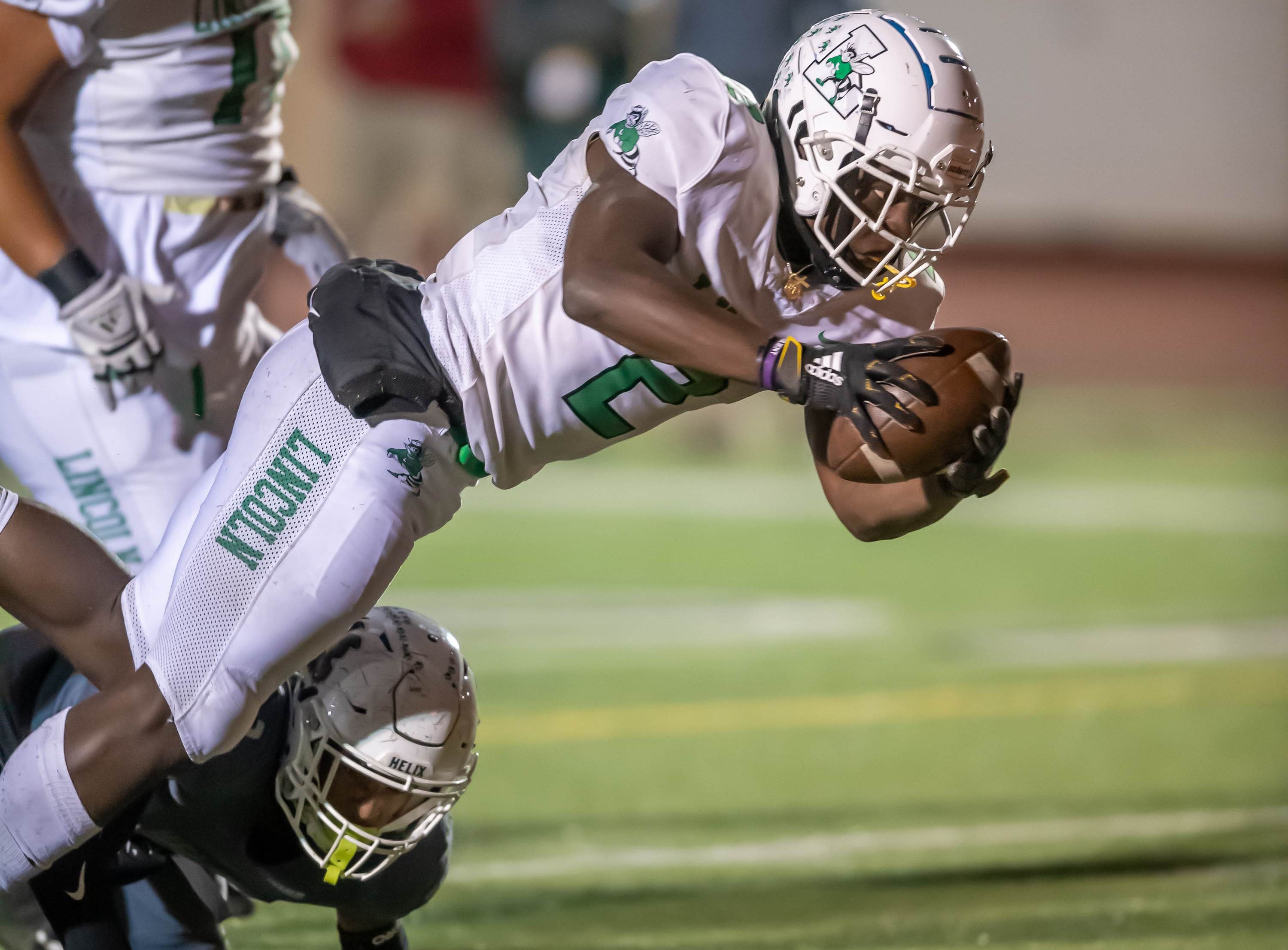 Roderick Robinson of Lincoln (San Diego) tops this weeks list after rumbling for over 400 yards with eight trips to the end zone.