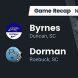 Football Game Recap: Dorman Cavaliers vs. James F. Byrnes Rebels