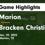 Marion piles up the points against Bracken Christian