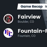 Football Game Recap: Fairview Knights vs. Fountain-Fort Carson Trojans