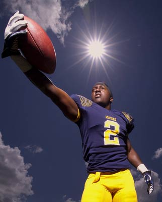 Dami Ayoola leads the Raiders' potent ground game.