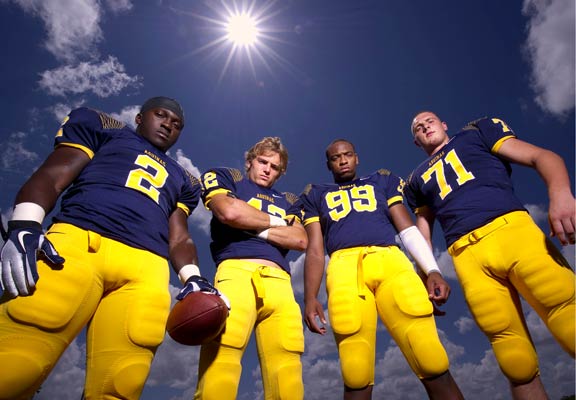 From left to right: Dami Ayoola, Cole Champion, Jelani Hamilton, Bradford Mills