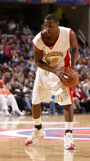 LeBron James as a McDonald's All American in 2003
