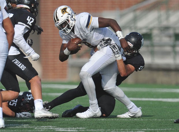 Bishop Lynch's Landry Kershaw leads the nation in total tackles with 270.