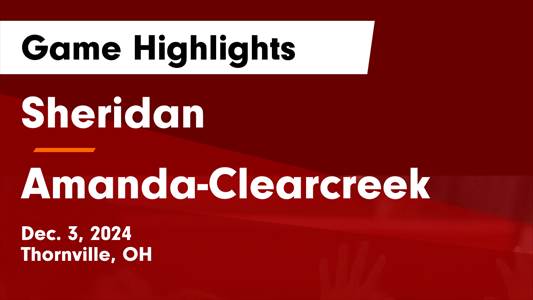 Basketball Recap: Amanda-Clearcreek Takes a Loss