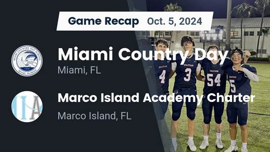 Football Game Preview: Miami Country Day Spartans vs. Canterbury Cougars