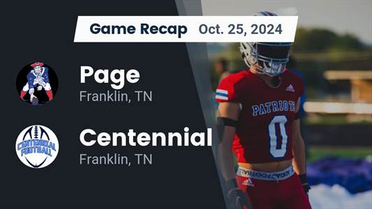 Football Game Preview: Page Patriots vs. Columbia Central Lions