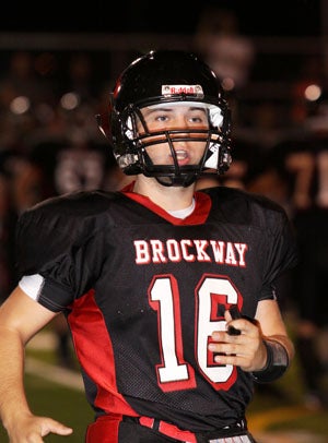 Record-breaking quarterback Derek Buganza.