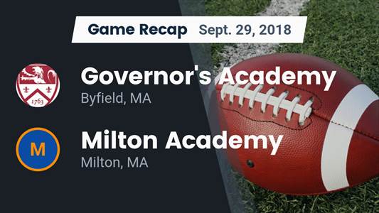 Football Game Preview: Milton Academy vs. Roxbury Latin