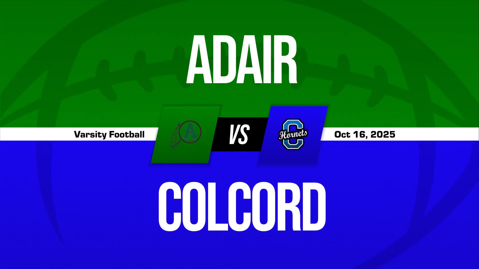 Football Recap: Colcord Wins Going Away Against Chelsea