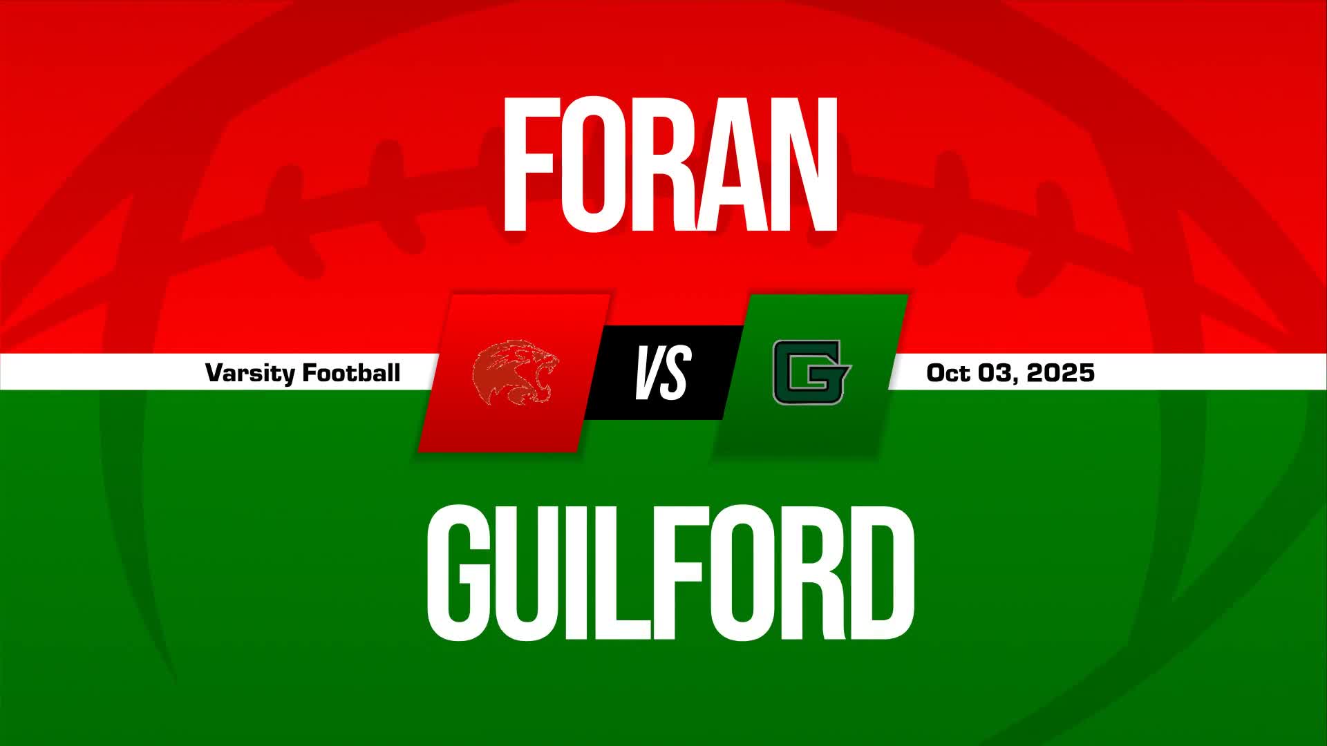 Football Game Preview: Foran Lions vs. Notre Dame Green Knights + How To Watch