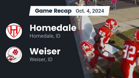 Football Recap: Weiser Piles Up the Points Against Cole Valley C