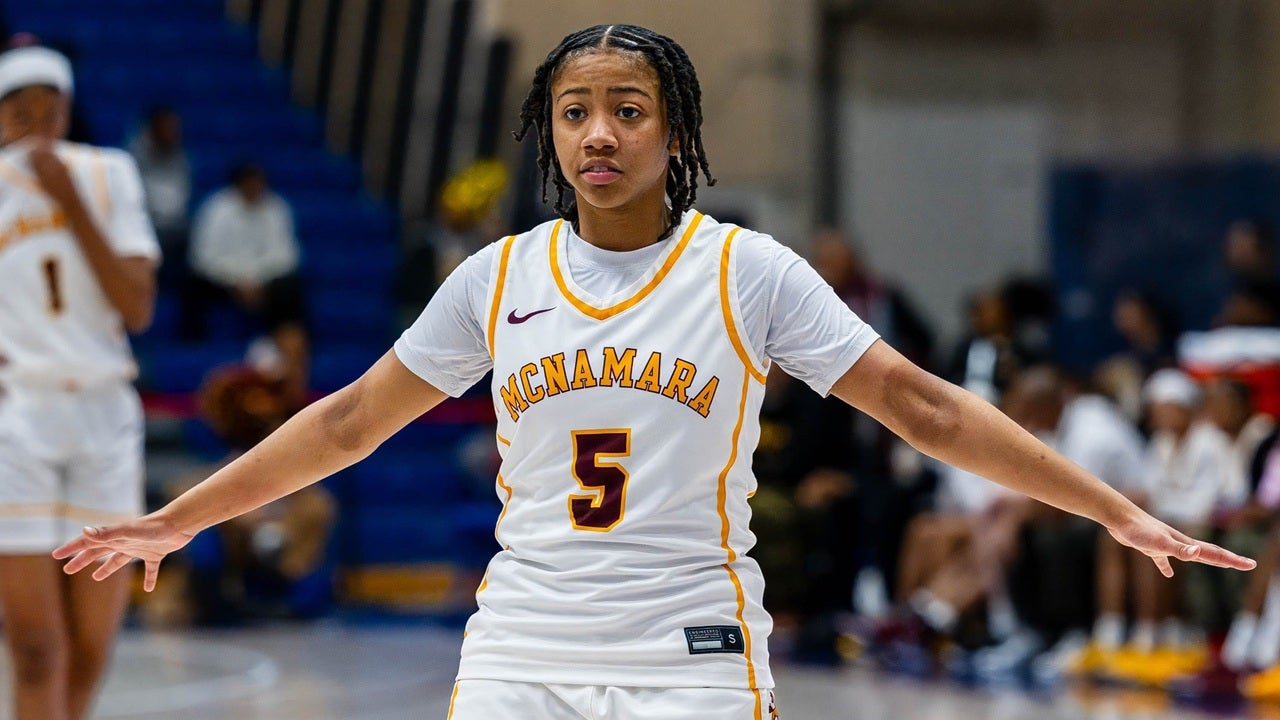 High school girls basketball: No. 12 Bishop McNamara upsets No. 1 Archbishop Mitty 53-50 in Nike Tournament of Champions semifinal