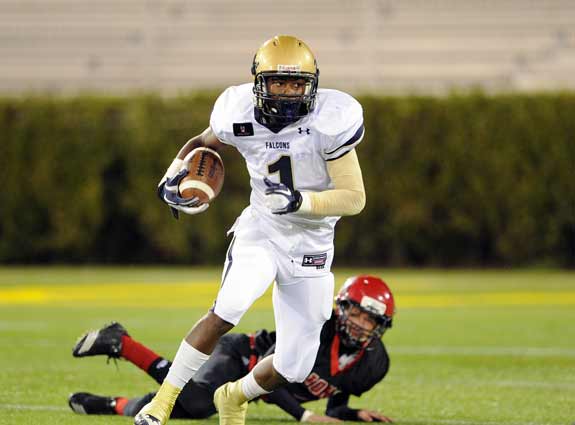 Stefon Diggs is a two-way star at Good Counsel, and his stock continues to rise.