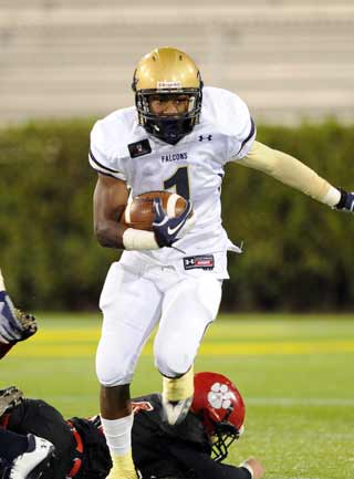 Diggs is the key component in the Good Counsel
offense and defense. He credits his teammates.