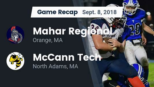 Football Game Preview: McCann Tech vs. Mohawk Trail Regional