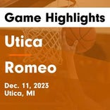Basketball Game Recap: Romeo Bulldogs vs. Utica Chieftains