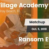 Football Game Recap: Village Academy vs. Ransom Everglades
