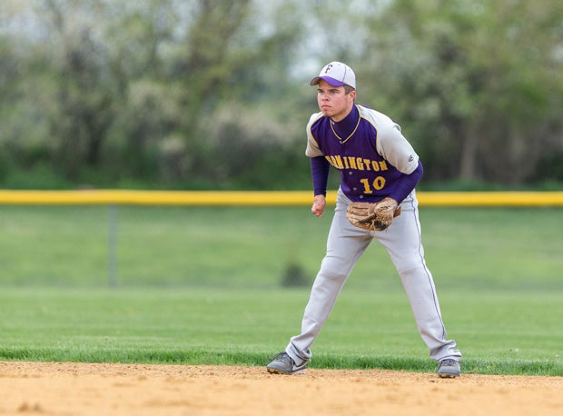 Josh Ruchotzke is the second baseman for the Farmington High baseball team, and is second on the team with 15 RBIs.