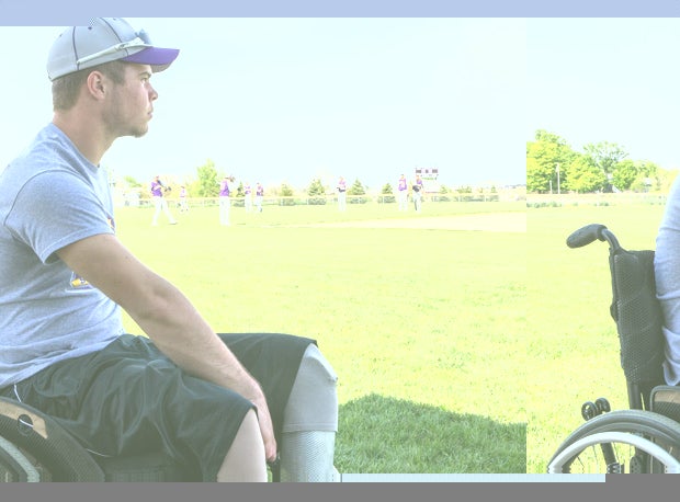 Josh Ruchotzke is currently using a wheelchair after a recent injury. His vision is still clear, and that vision points to a law career or a spot in a Major League Baseball front office.