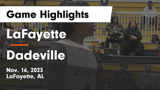 Dadeville vs. Central of Coosa County