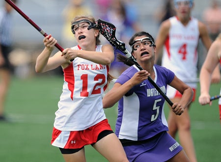 High-scoring Lindsay Toppe (12) and No. 14 Fox Lane face No. 20 Lakeland-Panas this week.