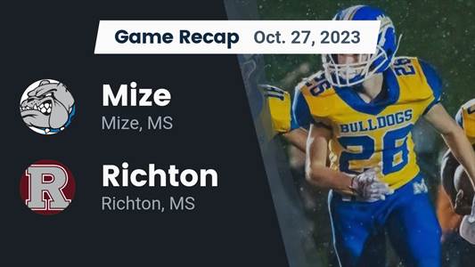 Football Game Recap: Scott Central Rebels vs. Mize Bulldogs