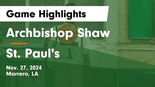 Basketball Game Preview: Archbishop Shaw Eagles vs. Catholic Bea