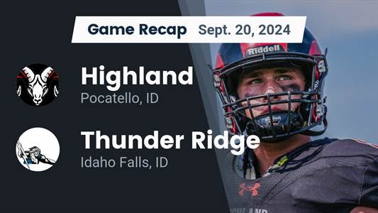 Football Game Preview: Highland Rams vs. Pocatello Thunder