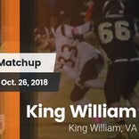 Football Game Recap: King William vs. West Point