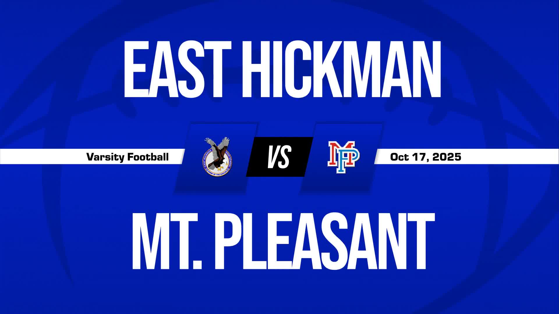 Football Game Preview: East Hickman County Eagles vs. Hickman County Bulldogs + Official Tickets